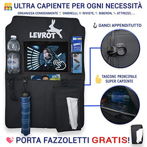 Levrot Set Proteggi Sedili Auto Bambini - Organizer con Tasca per Tablet e... - Ilgrandebazar