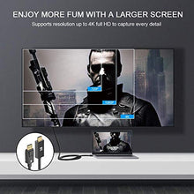 Carica l&#39;immagine nel visualizzatore di Gallery, TechRise Cavo DP a HDMI 2m DisplayPort a Adattatore Placcato in Oro,...