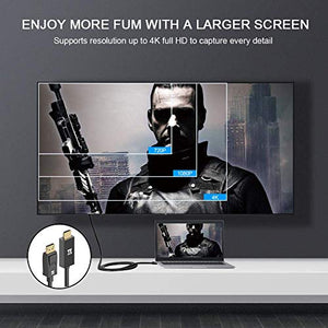 TechRise Cavo DP a HDMI 2m DisplayPort a Adattatore Placcato in Oro,...