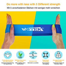 Carica l&#39;immagine nel visualizzatore di Gallery, WOTEK Elastici Fitness, Bande di Resistenza Fitness con 5 Livelli di...