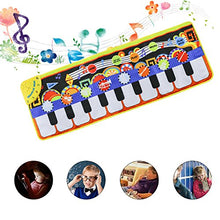 Carica l&#39;immagine nel visualizzatore di Gallery, RenFox Tappeto Musicale, Piano Mat Tastiera Danza Stuoia Strumento Yellow - Ilgrandebazar