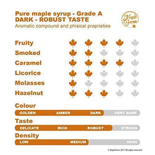 Carica l'immagine nel visualizzatore di Gallery, Puro sciroppo d'acero BIO Canadese Grado A (Dark, Robust taste) - 1 litro 1 l