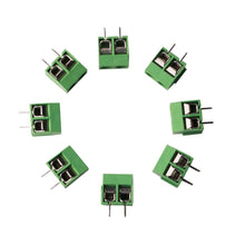 Carica l&#39;immagine nel visualizzatore di Gallery, RUNCCI 100 Pezzi 5mm 2 Pin / 3 Morsettiera a Vite PCB Blu per Prototipo...