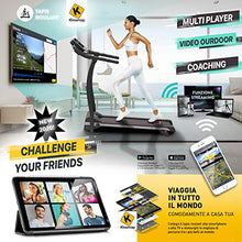 Carica l&#39;immagine nel visualizzatore di Gallery, Tapis ROULANT Elettrico Pieghevole Bluetooth (1800 W / 2,5HP Picco), App...