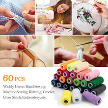 Carica l'immagine nel visualizzatore di Gallery, Filo da Cucito 60 Colori Kit di 220m per Bobine 100% 60 Colore - Ilgrandebazar
