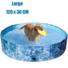 Carica l&#39;immagine nel visualizzatore di Gallery, SCIROKKO - Piscina pieghevole per cani, gatti e bambini L (120 x30 cm)