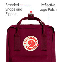 Carica l&#39;immagine nel visualizzatore di Gallery, FJÄLLRÄVEN Kånken Mini, Zaino Unisex Adulto 29 x 20 x 13 cm, Rosso (Plum)