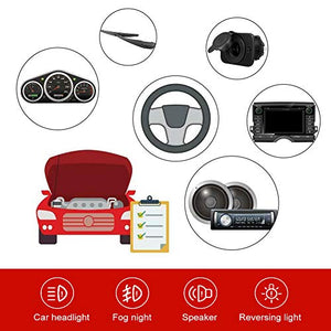Fusibili auto 300, set assortimento di fusibili mini lama (2A 3A 5A 7.5A 10A...