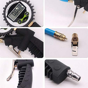 Manometro Pressione Pneumatici Digitale, 220PSI Gonfiatore LCD Pistola... - Ilgrandebazar