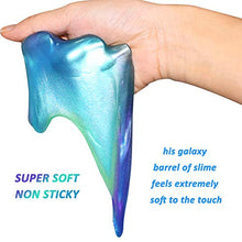 Carica l&#39;immagine nel visualizzatore di Gallery, SWZY Fluffy Slime, 6 Pack Galaxy Slime Kit Stress Relief DIY Toys Fruit - Ilgrandebazar