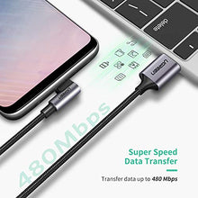 Carica l'immagine nel visualizzatore di Gallery, UGREEN 3A Cavo USB C 90 Gradi Supporta Ricarica Rapida QC 3.0/2.0 FCP AFC, 1M - Ilgrandebazar