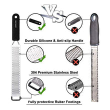 Carica l&#39;immagine nel visualizzatore di Gallery, LEMCASE Zester, Grattugia in Acciaio Inox - Formaggio, Limone, Verdura -... - Ilgrandebazar