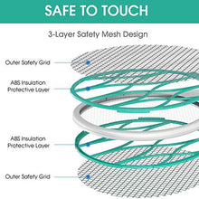 Carica l&#39;immagine nel visualizzatore di Gallery, DOUHE Bianca Racchetta Zanzare Elettrica, USB Ricaricabile bianco