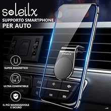 Carica l&#39;immagine nel visualizzatore di Gallery, soleilx Supporto Auto Smartphone Magnetico Universale Porta Cellulare Nero - Ilgrandebazar