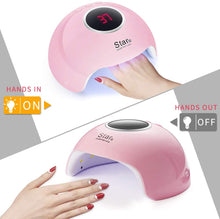 Carica l&#39;immagine nel visualizzatore di Gallery, McNory 24W Lampada Unghie UV Led per Gel Unghie Automatico Sensore con 3 Timer Preimpostati (30s,60s,90s)