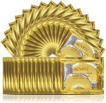 Carica l&#39;immagine nel visualizzatore di Gallery, Maschera Contorno Occhi in Oro 24K, Patch Occhi al Collagene in Gel Naturale, Patch per Sotto Occhi, Maschera Occhi per Occhiaie, Antirughe, Occhi Gonfi, Cura della Pelle, Idratante, Lenitivo -25 Paia