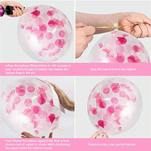 Carica l'immagine nel visualizzatore di Gallery, AYUQI Unicorno Palloncini Compleanno Decorazioni, Set di Coriandoli Rosa