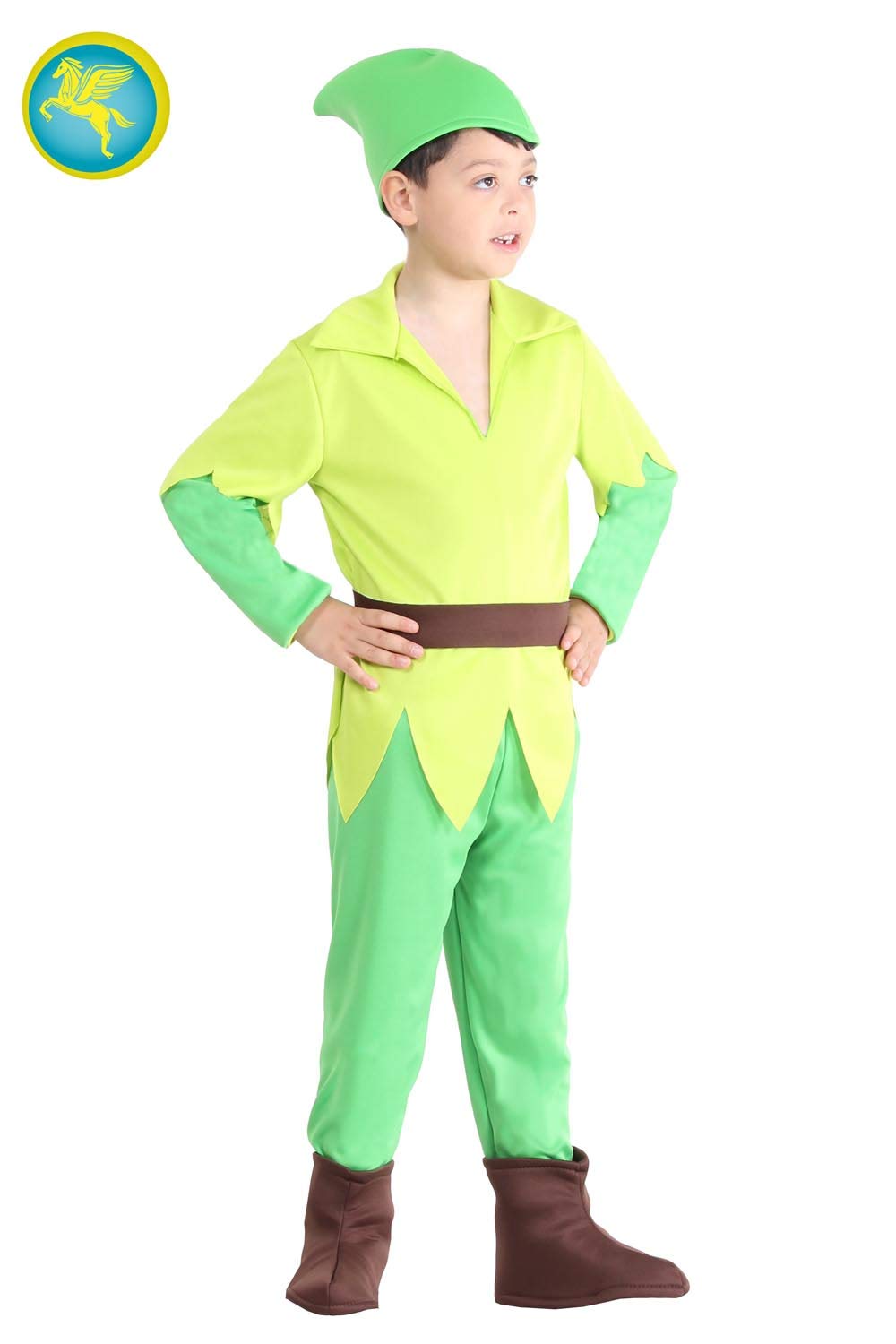 Pegasus Srl Vestito Costume Maschera di Carnevale Ragazzo - 5/6 anni - 99 cm - Ilgrandebazar