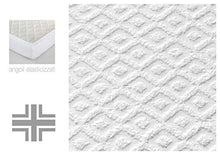 Carica l'immagine nel visualizzatore di Gallery, Coprimaterasso Sanity spugna jacquard con angoli matrimoniale cm 180x200+25