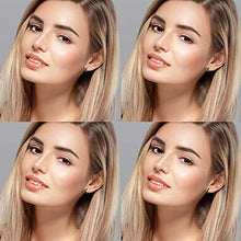 Carica l&#39;immagine nel visualizzatore di Gallery, Cupimatch 7mm-14mm Orecchini cerchio rotondi acciaio inossidabile Nero - Ilgrandebazar