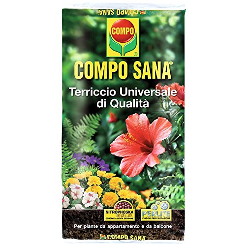 Compo Sana Universale LT. 80 Terriccio da Giardino, Multicolore, Unica