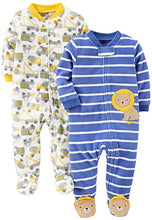 Carica l&#39;immagine nel visualizzatore di Gallery, Simple Joys by Carter&#39;s Baby - Confezione da 2 pile con piedi per dormire e...