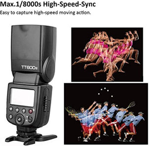 Godox TT600S High Speed 1/8000s GN60 2.4G Wireless Camera Flash Speedlite...