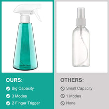 Carica l'immagine nel visualizzatore di Gallery, Babacom Spruzzino Nebulizzatore, Pet Plastica 500ml Grilletto Spruzzatore, 3 modalità (Spray &amp; Stream &amp; off) Riempibile Flacone Spray Vuoto per Pulizia Giardinaggio