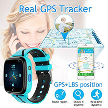 Carica l&#39;immagine nel visualizzatore di Gallery, GPS Smartwatch per Bambini,GPS Tracker Regalo Ragazzi GPS-Blu - Ilgrandebazar