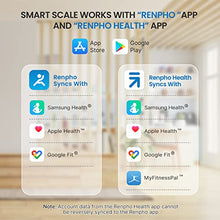 Carica l&#39;immagine nel visualizzatore di Gallery, RENPHO Bilancia Pesapersone, Professionale Bilancia Impedenziometrica Bluetooth Bilancia Pesa Persona Digitale con App-Misura Peso Corporeo, Massa Grassa, BMI, Massa Muscolare, Massa Ossea, Proteine