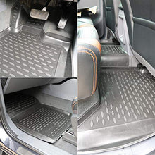 Carica l'immagine nel visualizzatore di Gallery, Novline MAT500 Set di tappetini in Gomma su Misura, Colore: Nero