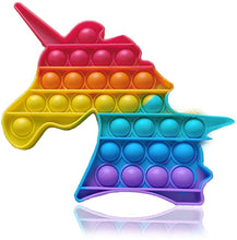 Carica l&#39;immagine nel visualizzatore di Gallery, iCOOLIO Pop it Antistress, Fidget Toy Set, popit Game, Push Pop Pop Bubble, poppit Unicorno, figet Toys Kit SET F