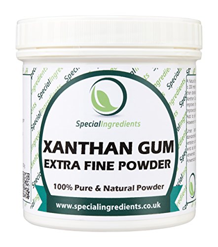 Gomma di Xantano In Polvere 250 g Qualità Premio (Etichette e istruzioni...