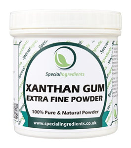 Gomma di Xantano In Polvere 250 g Qualità Premio (Etichette e istruzioni...