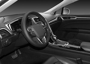 SEG Direct Pelle Microfibra Coprivolante Copertura Volante 37-39cm, 1.Nero - Ilgrandebazar