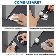Carica l'immagine nel visualizzatore di Gallery, Fermaporta Magnetico in Metallo (2 pezzi), Forte arresto di porte...