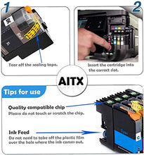 Carica l'immagine nel visualizzatore di Gallery, AITX Compatibili LC1100 LC980 Cartucce d'inchiostro per Brother DCP-145C...