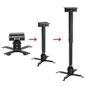 Staffa Regolabile per Proiettore 43-65cm (Nero), Supporto Universale... - Ilgrandebazar