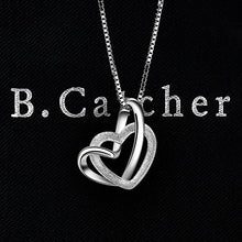Carica l&#39;immagine nel visualizzatore di Gallery, B.Catcher Collana da donna a cuore in argento per donne, collane con... - Ilgrandebazar