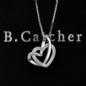 B.Catcher Collana da donna a cuore in argento per donne, collane con... - Ilgrandebazar