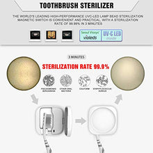 Carica l'immagine nel visualizzatore di Gallery, Silvia UV Sanitizer Porta spazzolino da Denti, Montaggio a Parete Porta...