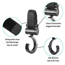Carica l&#39;immagine nel visualizzatore di Gallery, Ganci Passeggino Porta Borse Universale Gancio per Plástico 4pcs