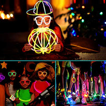 Carica l&#39;immagine nel visualizzatore di Gallery, AMZJUPWM Braccialetti Luminosi Fluorescenti 490pcs, Glow Stick 106 100PCS - Ilgrandebazar