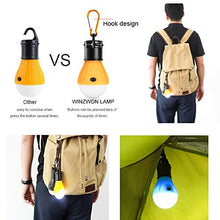 Carica l&#39;immagine nel visualizzatore di Gallery, Winzwon Lampade Led Campeggio, 3 Pack Lampadina Portatile Colourful