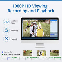 Carica l&#39;immagine nel visualizzatore di Gallery, SANNCE - Telecamera CCTV wireless 1080p, 2.0 MP per esterni, resistente alle...