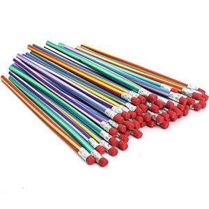 AHG - Matite morbide flessibili, articolo scolastico, confezione da 30 Viola - Ilgrandebazar