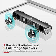 Carica l&#39;immagine nel visualizzatore di Gallery, BOMAKER Tapio I Mini Soundbar Bluetooth 5.0 Wireless, 16&#39;&#39; con Grigio argento