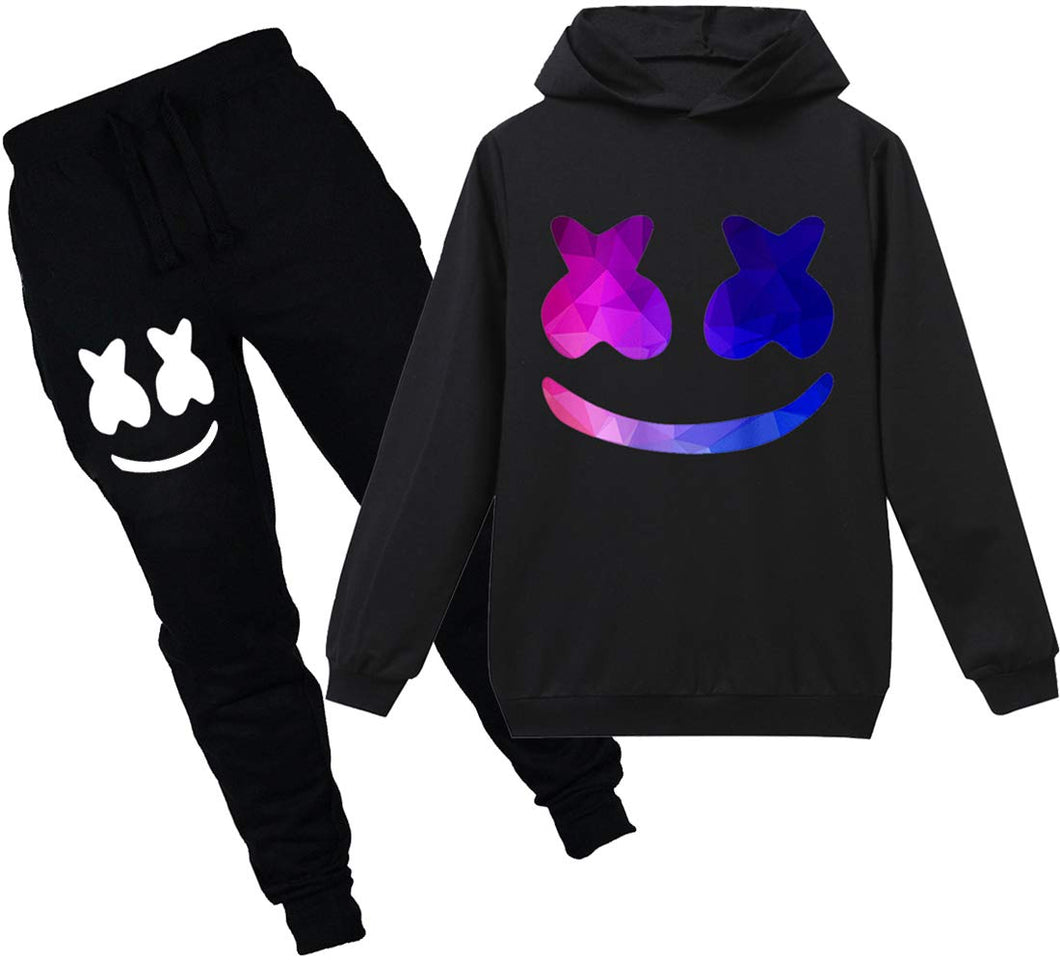 FLYCHEN Ragazzi e Bambini Tuta Sportiva Casuale Allentato a Tinta Unita... - Ilgrandebazar