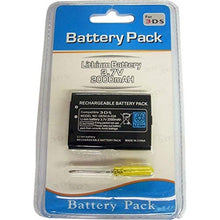 Carica l&#39;immagine nel visualizzatore di Gallery, Batteria di Ricambio + cacciavite per Nintendo 3DS 1300mAh