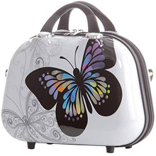Carica l&#39;immagine nel visualizzatore di Gallery, Set valigie rigide tipo trolley in policarbonato, 3 Set, Butterfly(4er Set)